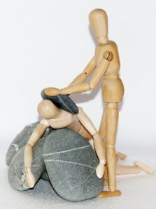 wooden figures, stones, overthrow, help, helplessness, stuck, alone, struggle for life, falling down, fall, bad luck, overthrown, difficulties, resistance, accident, stop, to lay on the floor, insurmountable, stones in the way, fell down, diagnosis, coach, human, obstacle, psyche, self-awareness, depression, grief, resistances, courage, support, burdened, motivation, therapist, psychotherapist, life coach, advisor, disease, helping hand, trust, help up, psychology, depth psychology, suffering, depressed, patient, caught, cry, man, loss, hopelessness, sculpture, pain, fear, terrible experiences, sad, poverty, sadness, escape, needy, human dignity, way out, compassion, seek, pity, burnout, suicidal, despair, exhausted, psychotherapy, crisis, frustration, subconscious, emotions, headache, sorrow, mind, problems, unhappy, emotional, feelings