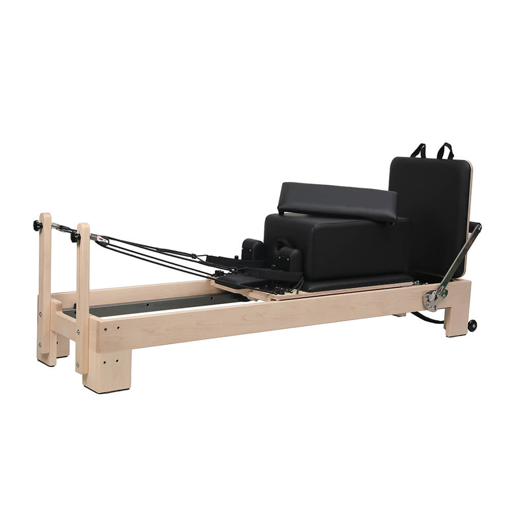 Reformer de Pilates de madera de arce blanco